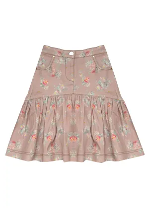 Nina Skirt-Lamb Chop Country Garden