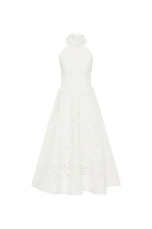 Nuvola Halter Midi Dress