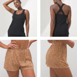 NWT Soma COOL NIGHTS Sleep Cami &amp; High Waist Short PJ Set