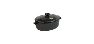 Oval Dutch Oven Charcoal 6.3qt