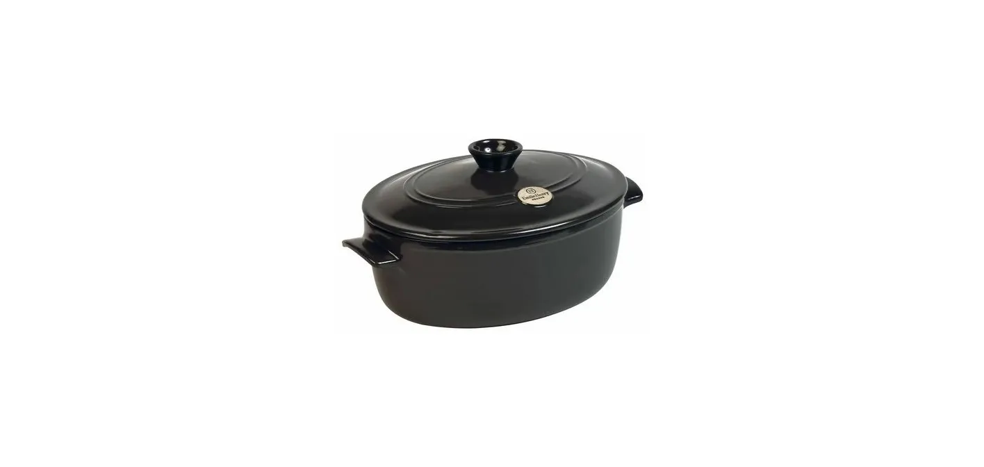 Oval Dutch Oven Charcoal 6.3qt