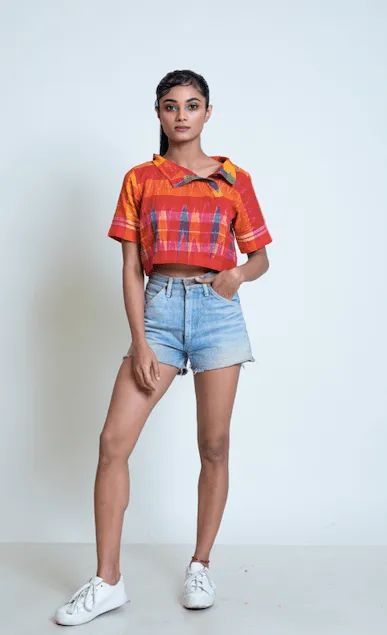 Pack of 2: Boxi Tops (Red   Multicolour)