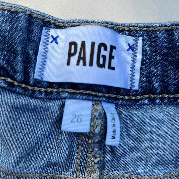 Paige Maternity Jean Shorts Size 26