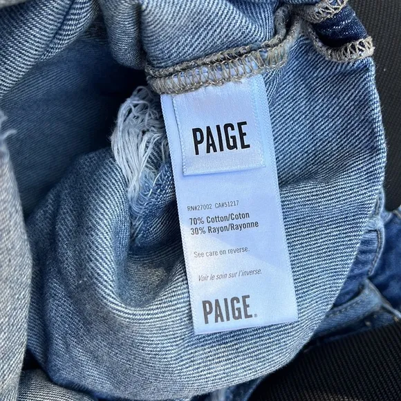 Paige Maternity Jean Shorts Size 26