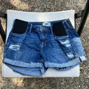 Paige Maternity Jean Shorts Size 26