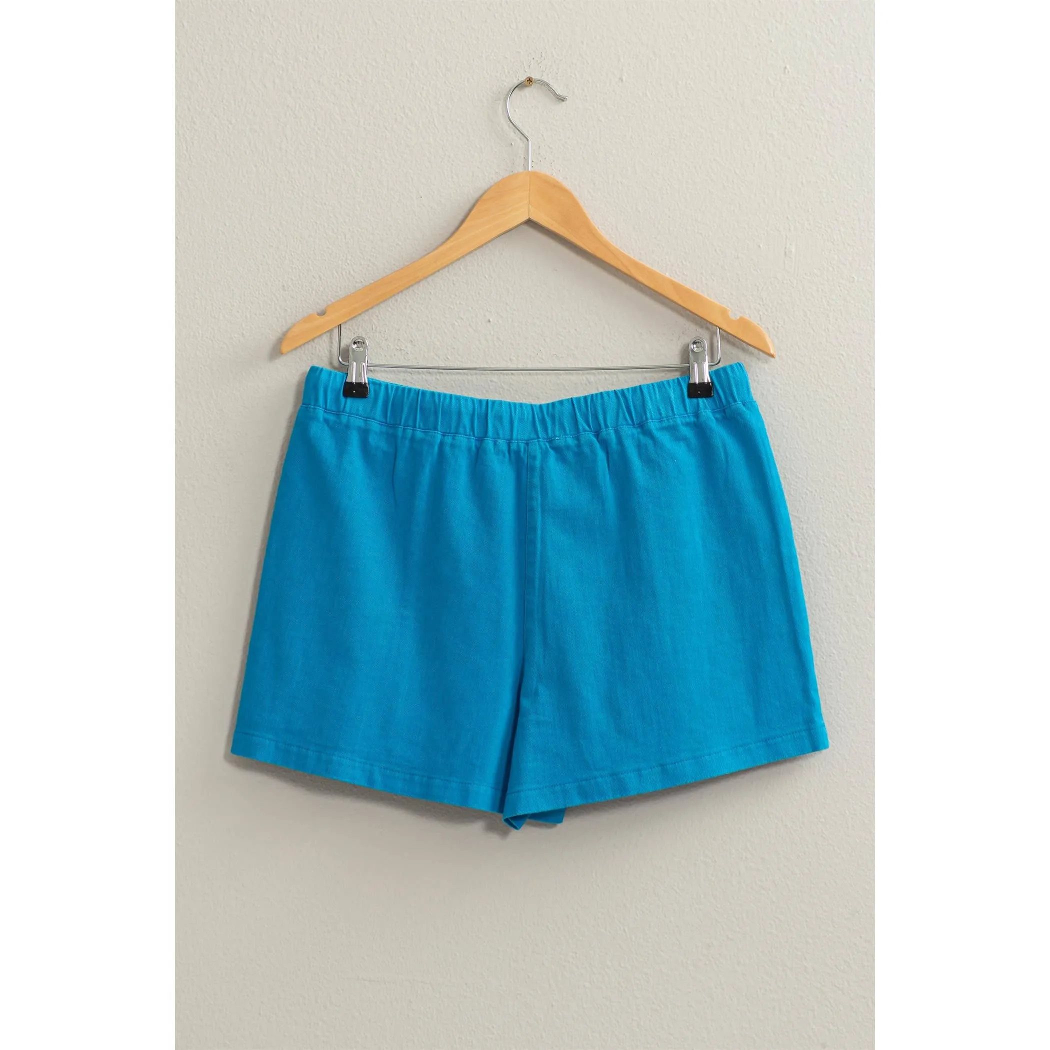 PATCH POCKET DRAWSTRING SHORTS