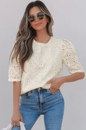 Perilla Eyelet Top