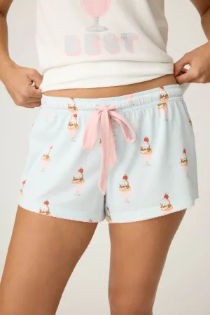 PJ SALVAGE Sundae Best Shorts- RTSUS1- BLUE MIST