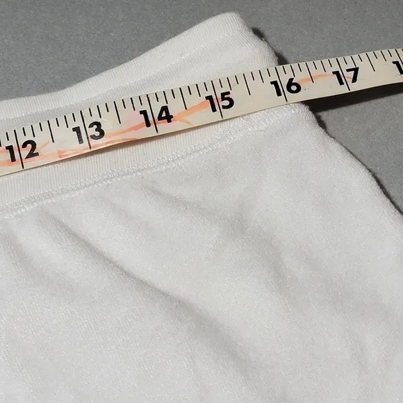 PJ Salvage White French Terry Shorts Medium