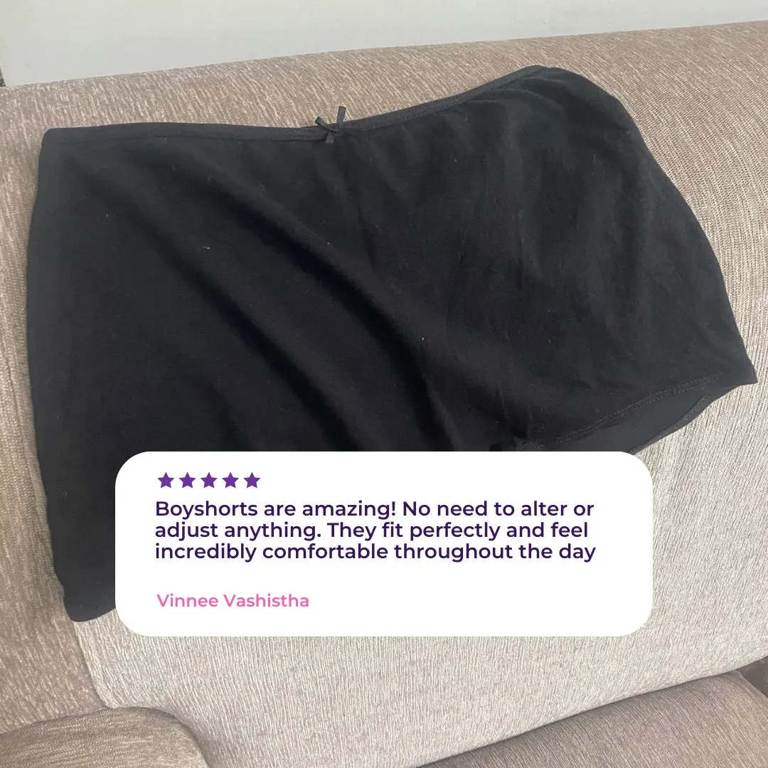 Plus Size BrZee Boyshorts | Adaptive Stretch | No Visible Panty Lines | Pack Of 3