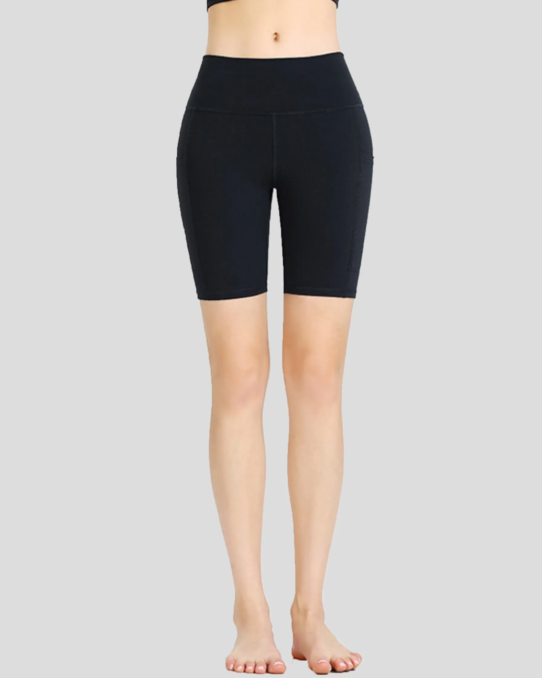 Pocket Nylon Biker Shorts 7.5"