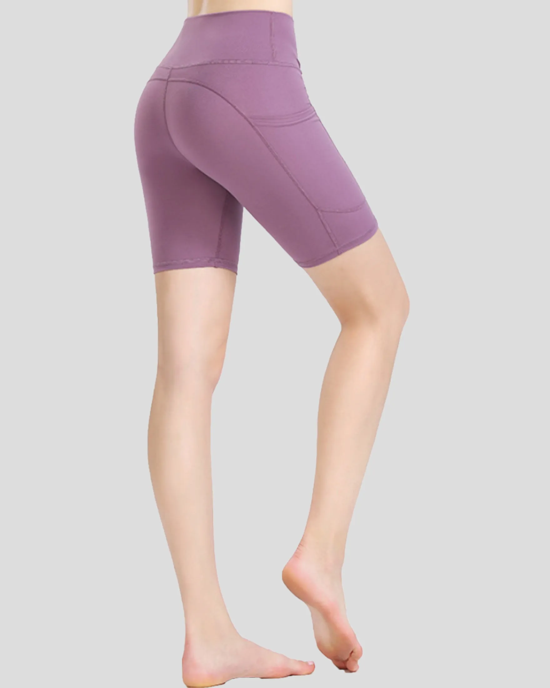 Pocket Nylon Biker Shorts 7.5"