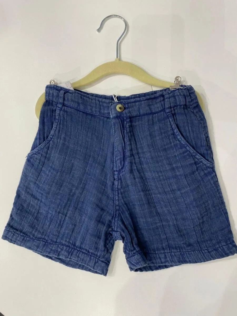 Poppet & Fox Boys Gauze Shorts - Navy