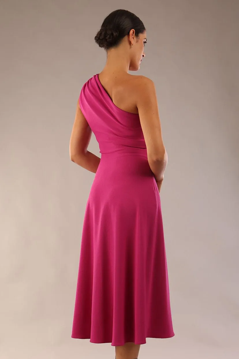 (PRE-ORDER) Portia One Shoulder A-line Dress