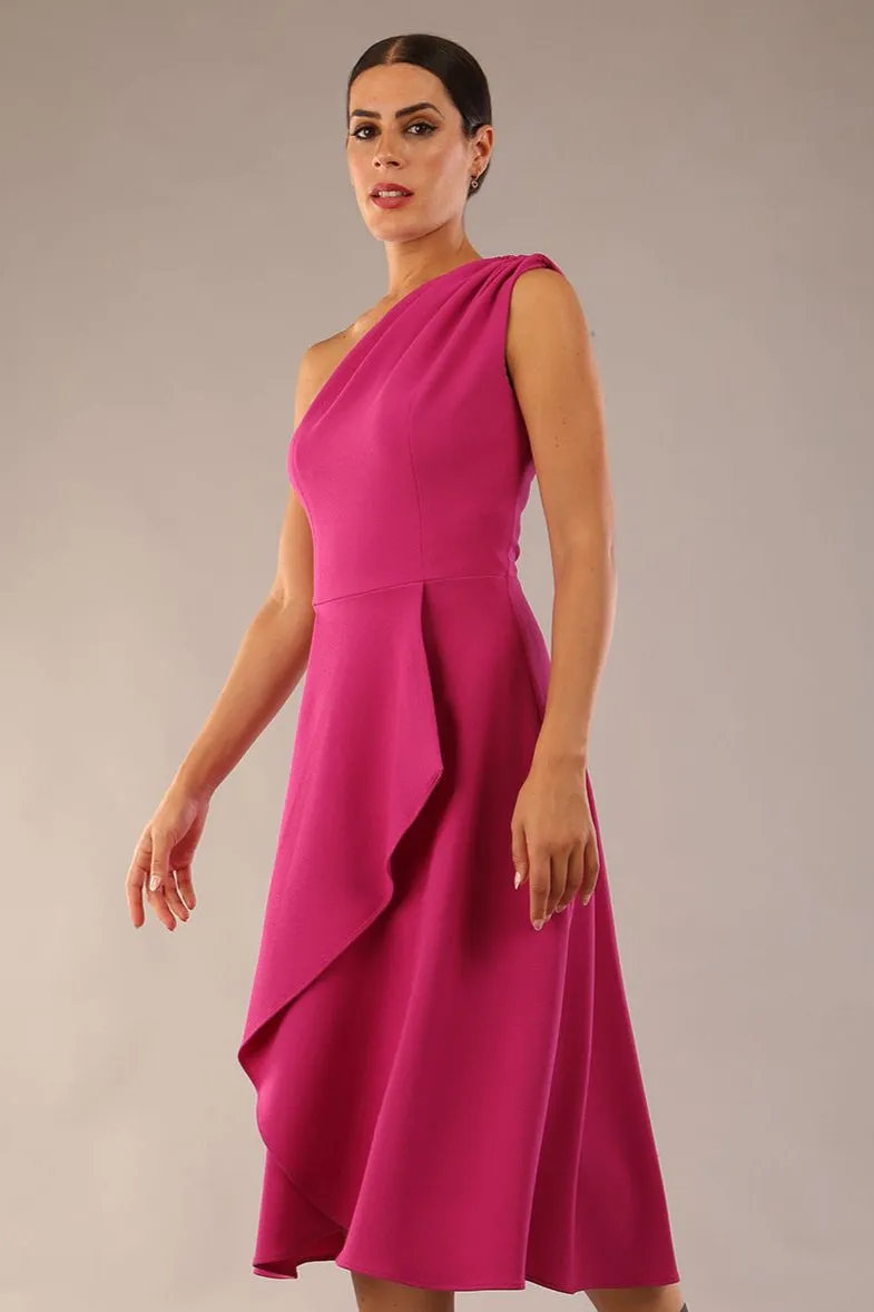 (PRE-ORDER) Portia One Shoulder A-line Dress