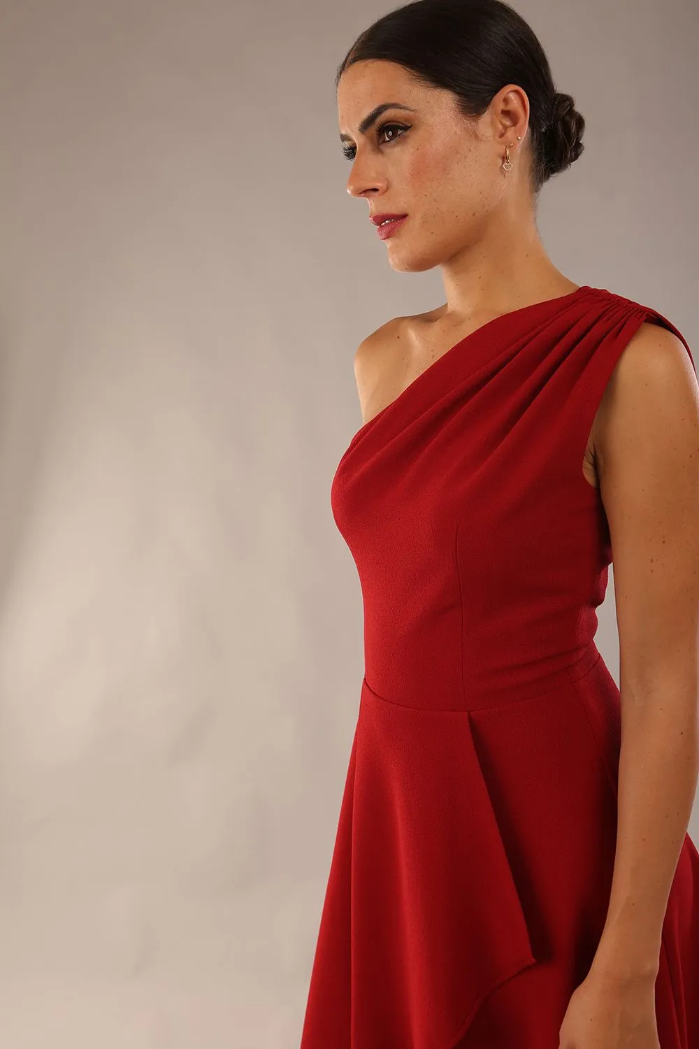 (PRE-ORDER) Portia One Shoulder A-line Dress