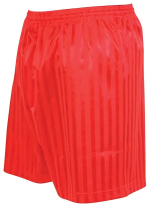 Precision Striped Continental Football Shorts Junior -Red -DS