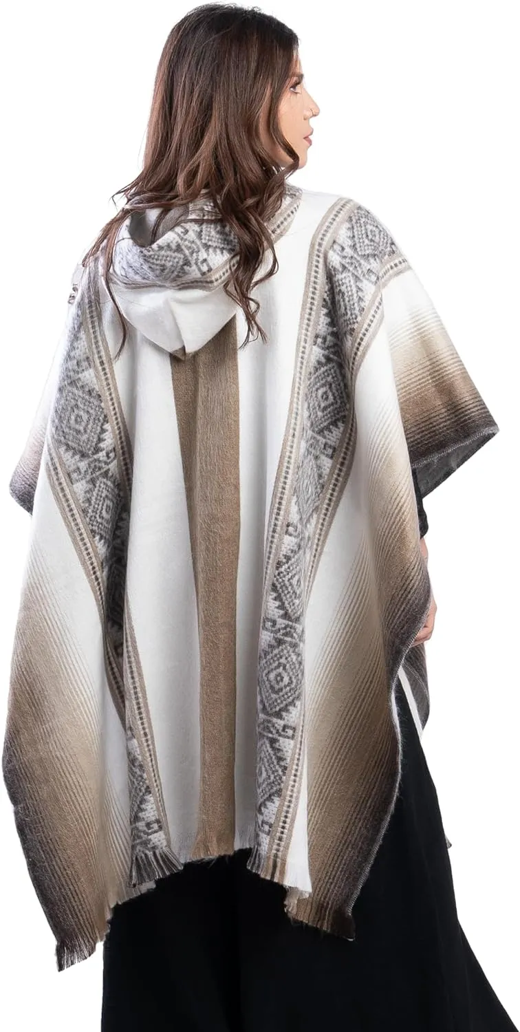 QISU Terra Threads Poncho – Sustainable Alpaca Warmth for a Perfect Holiday Gift