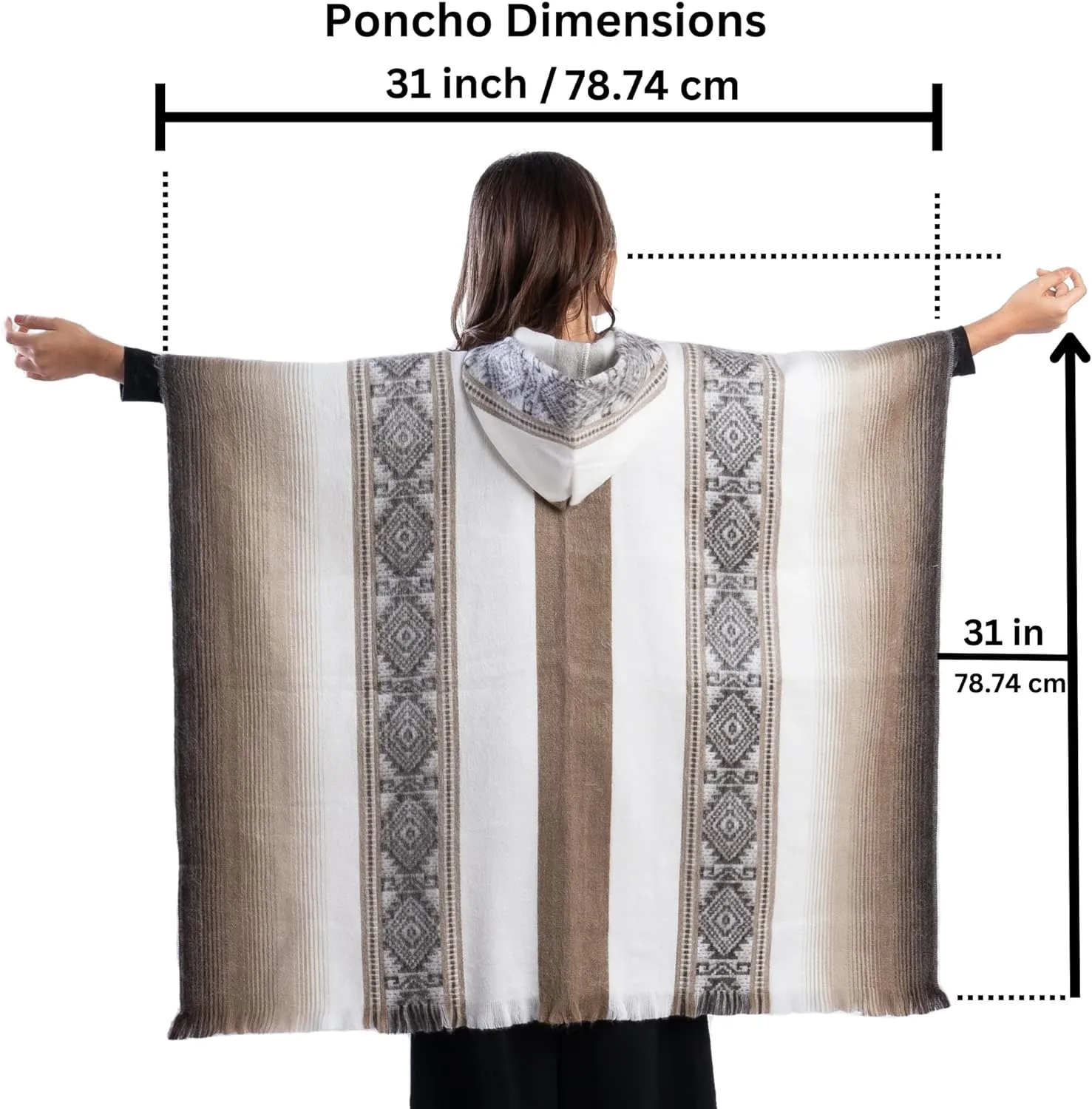 QISU Terra Threads Poncho – Sustainable Alpaca Warmth for a Perfect Holiday Gift