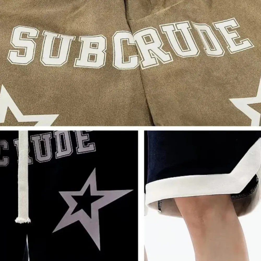"Casual Suede Print" Shorts