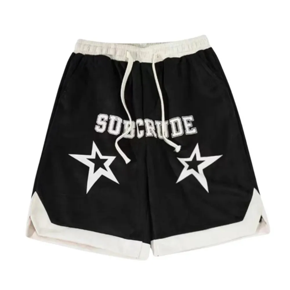 "Casual Suede Print" Shorts