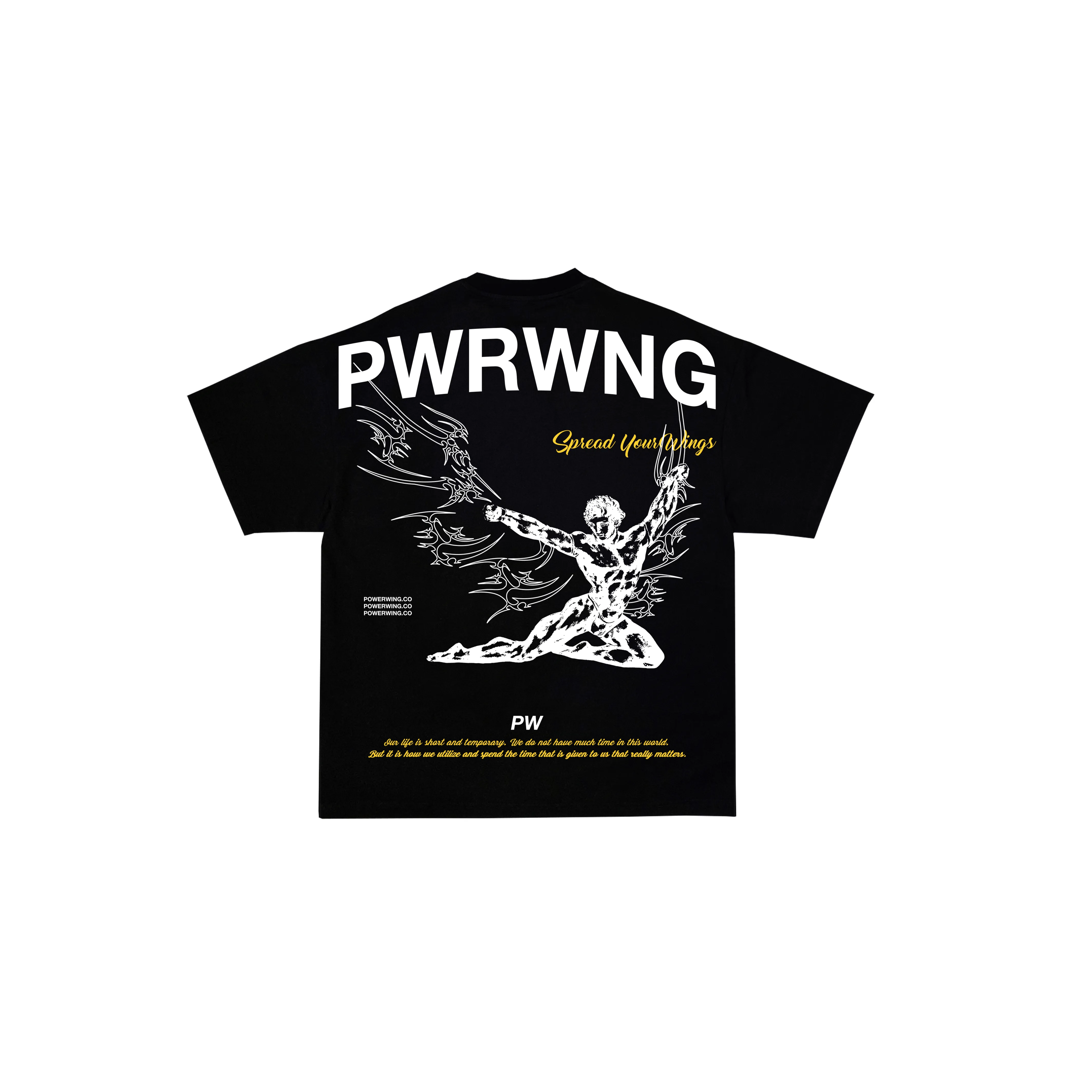 "DESCEND" TEE