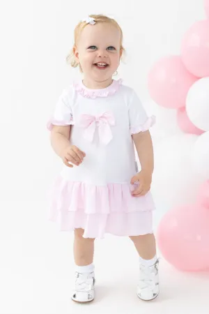 "Filippa" Pink Bow Dress