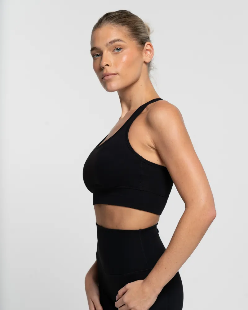 Racer Crop - Onyx