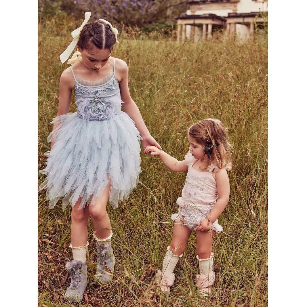 Rain Lily Tutu Dress - Dove