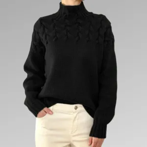Raquel™ | Elegant Cable Knit Sweater
