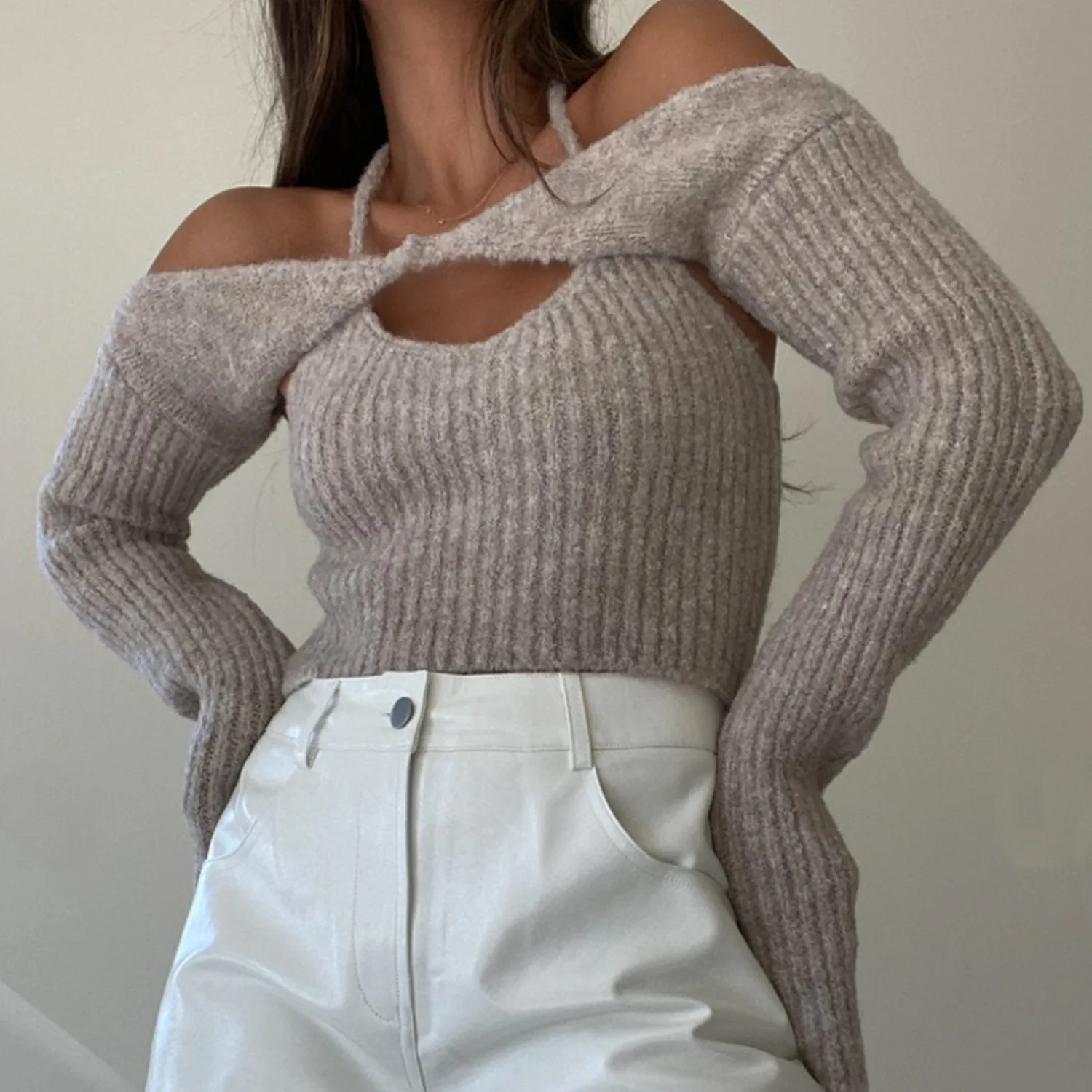 Rayne Halter Neck Bolero Set