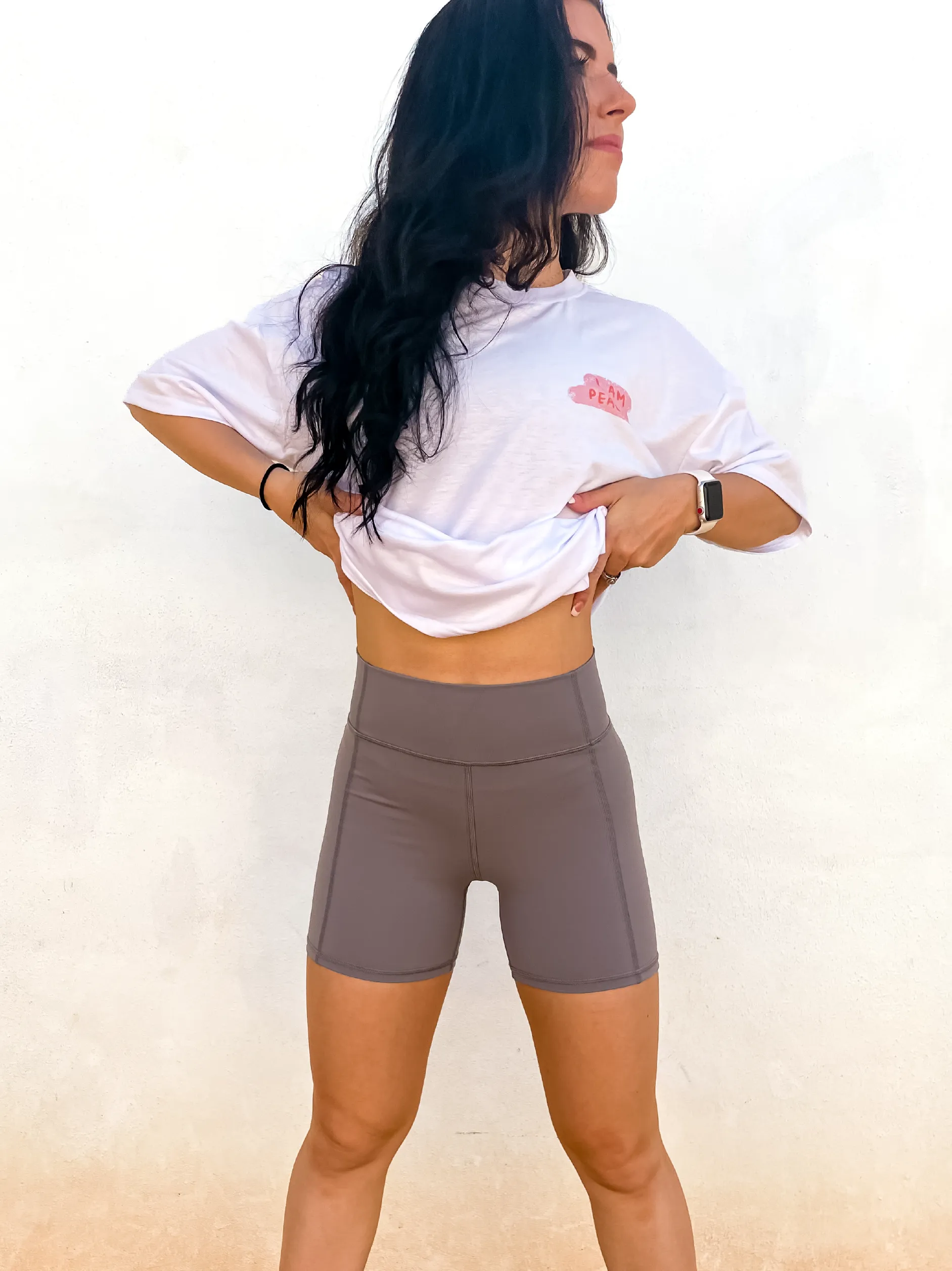 Reach Biker Shorts - Grey