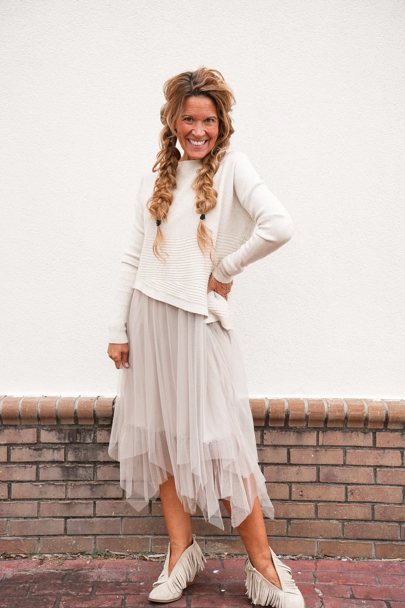Ribbed Sweater Dress Set