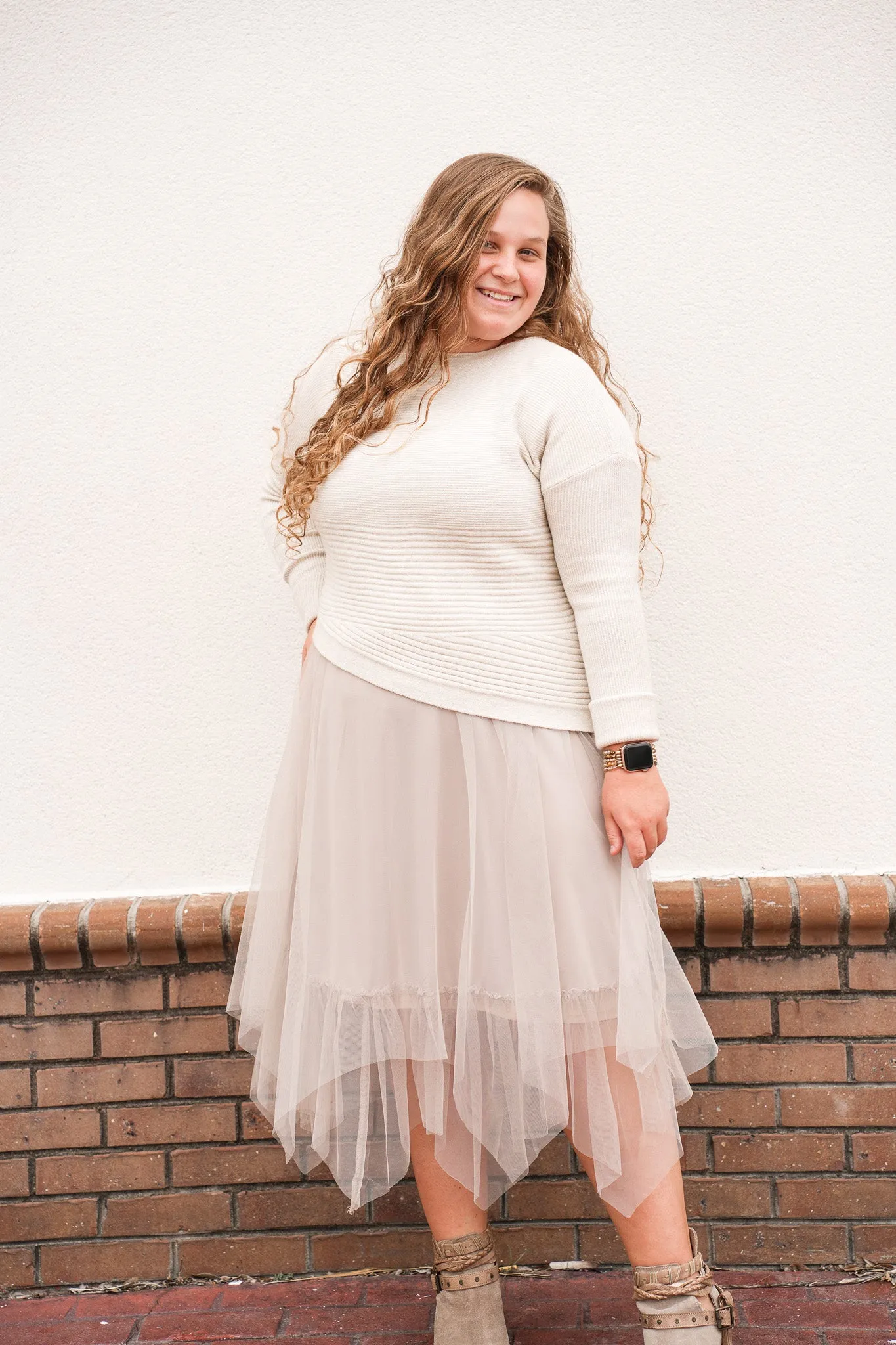 Ribbed Sweater Dress Set