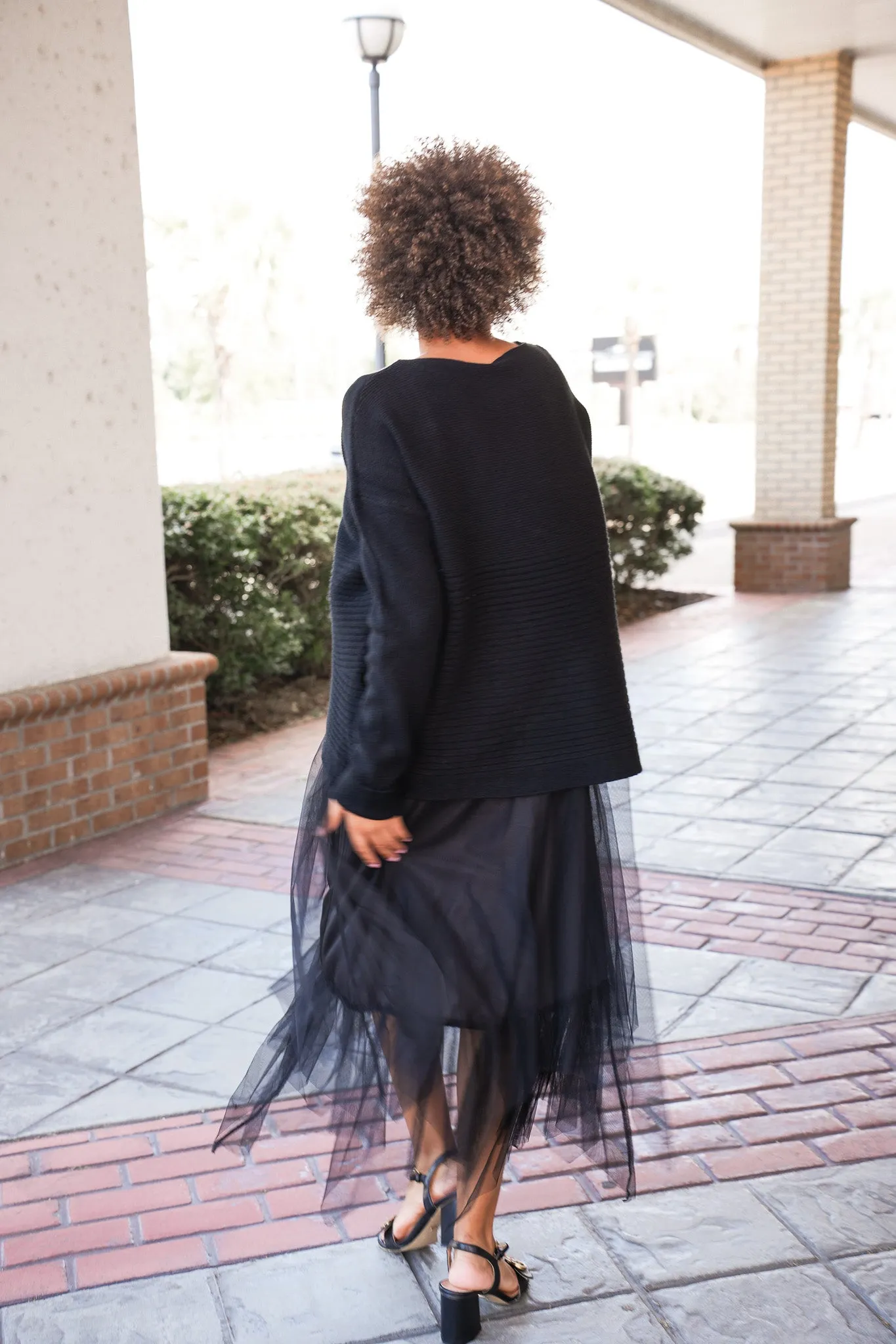 Ribbed Sweater Dress Set