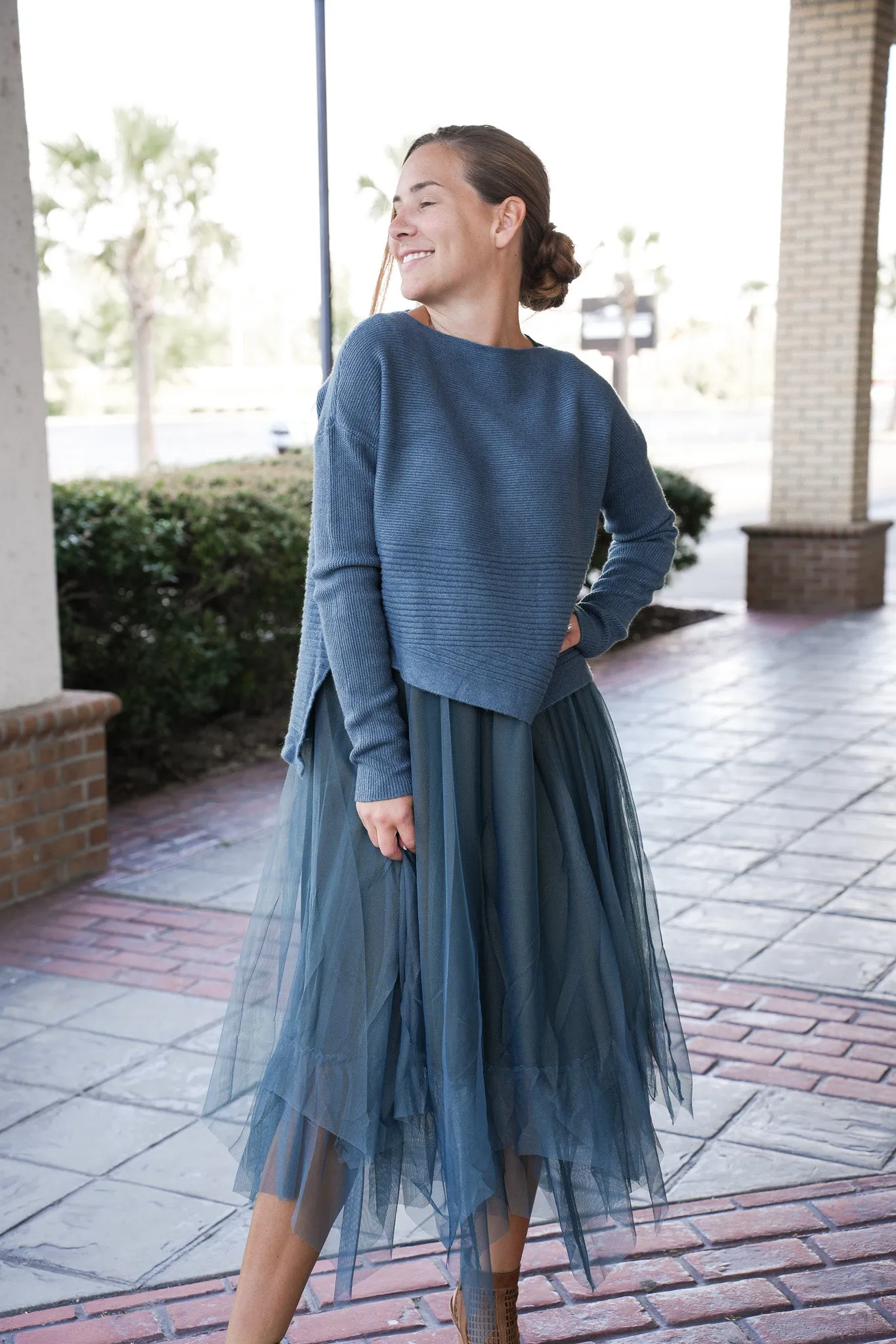 Ribbed Sweater Dress Set