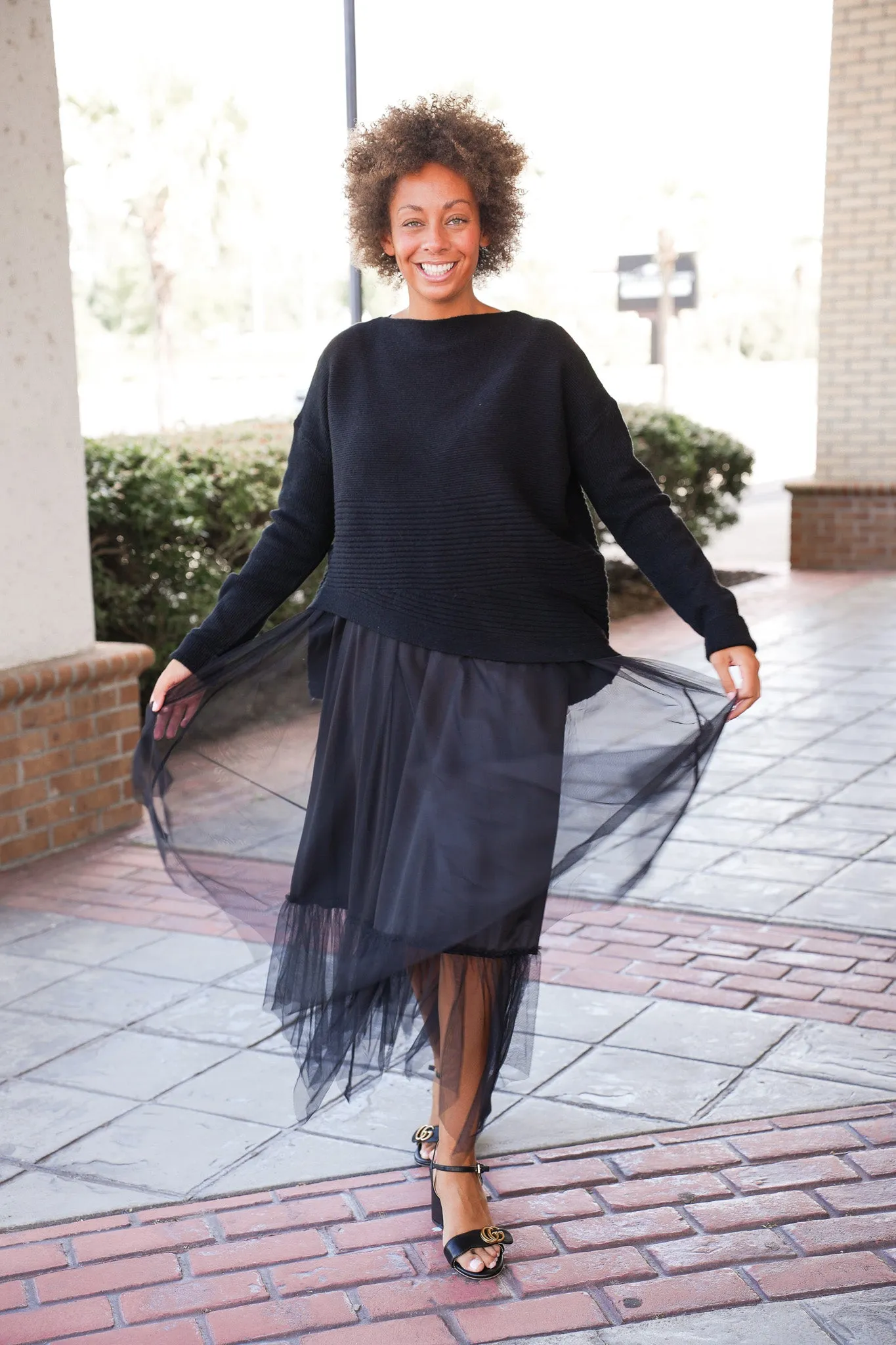 Ribbed Sweater Dress Set