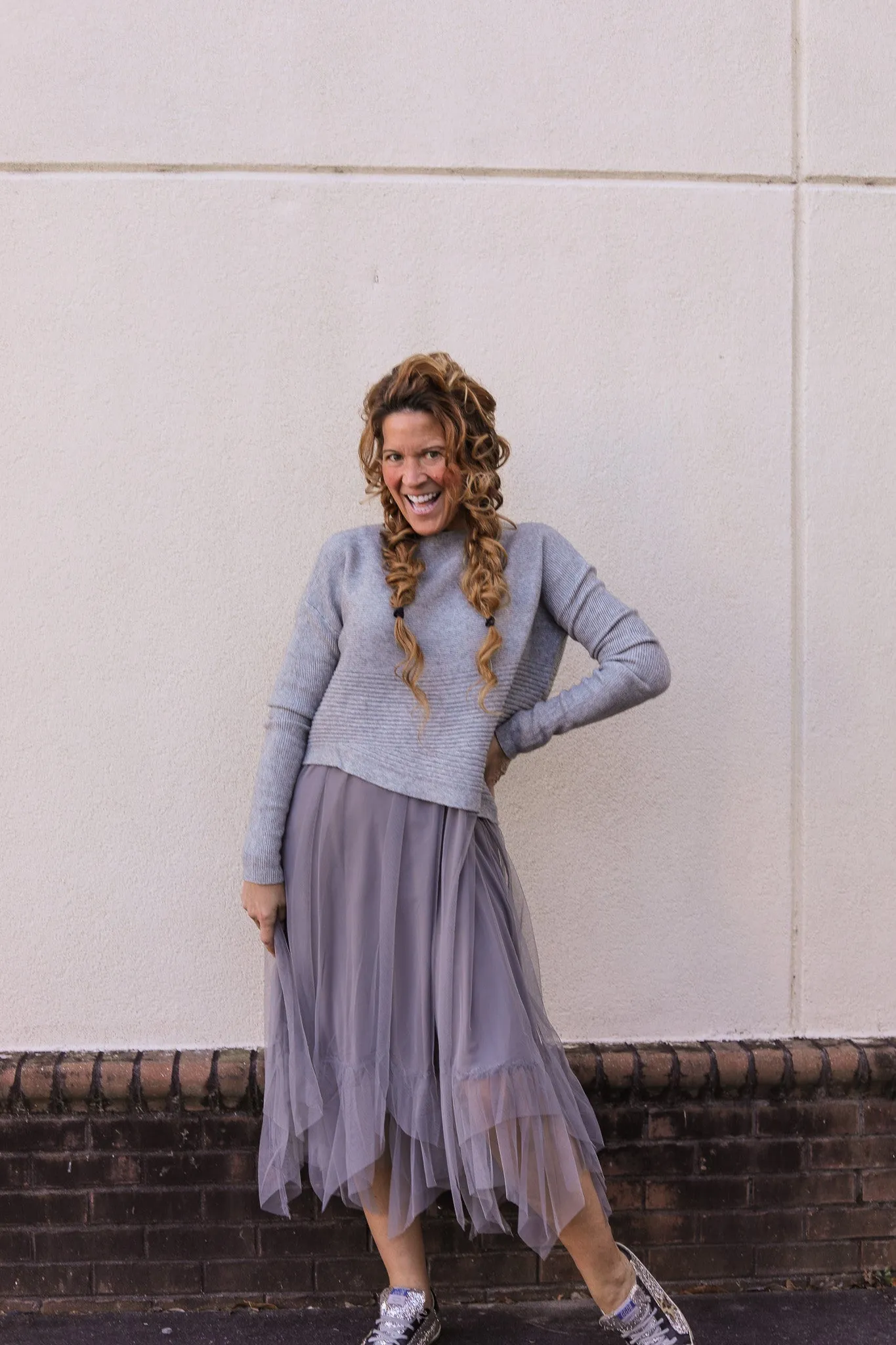 Ribbed Sweater Dress Set