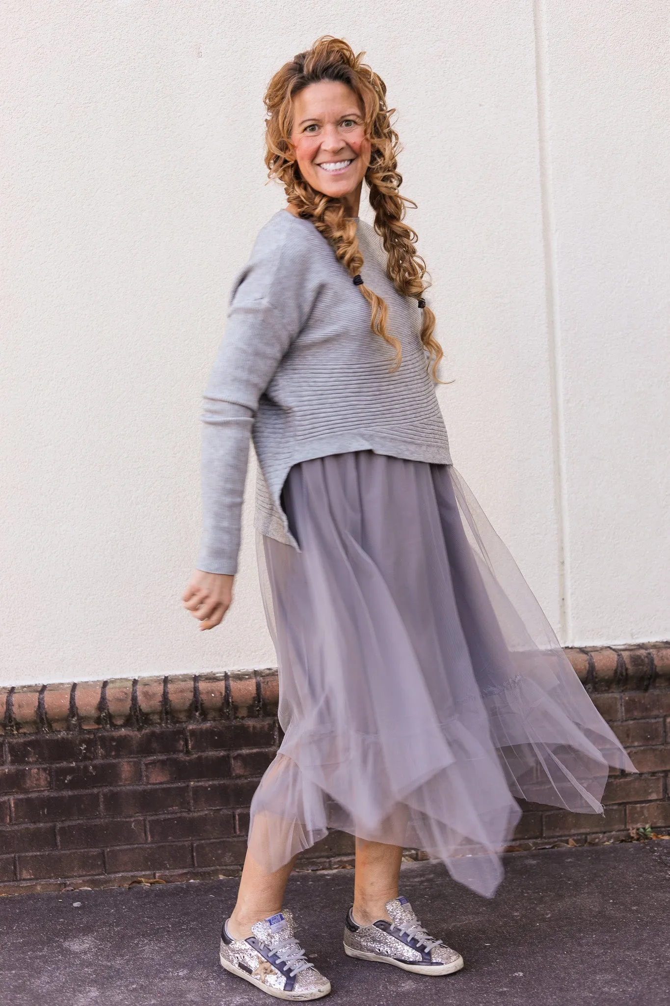 Ribbed Sweater Dress Set