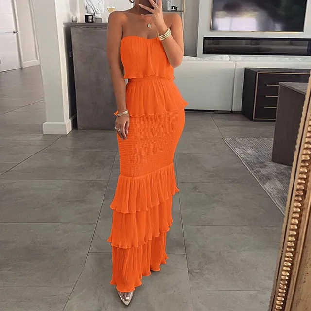 Ruffle Layered Dress