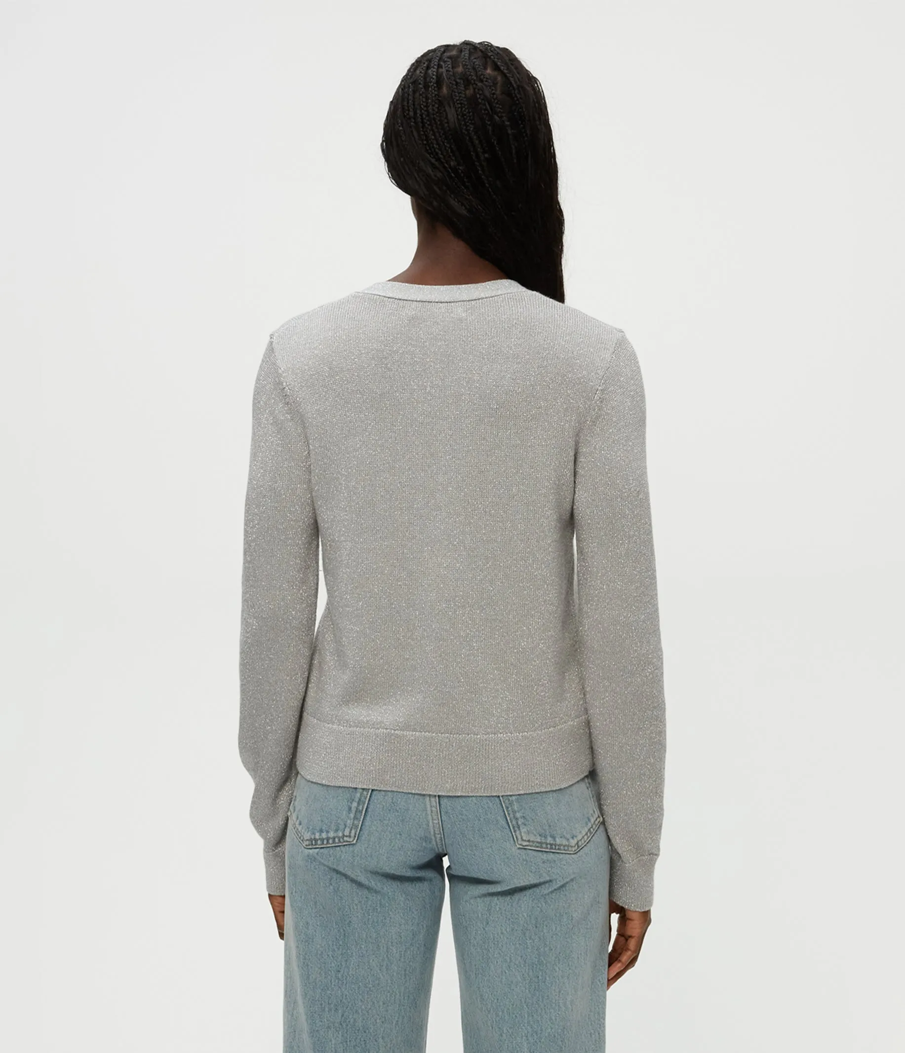 Ruiz Metallic Cardigan