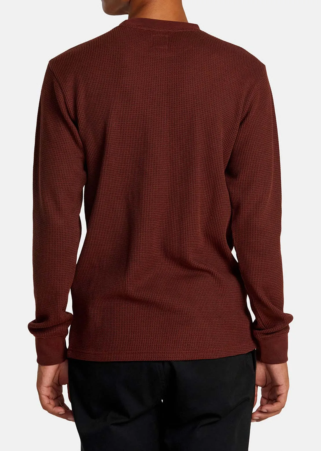 RVCA Men's Dayshift Thermal Ls Long Sleeve