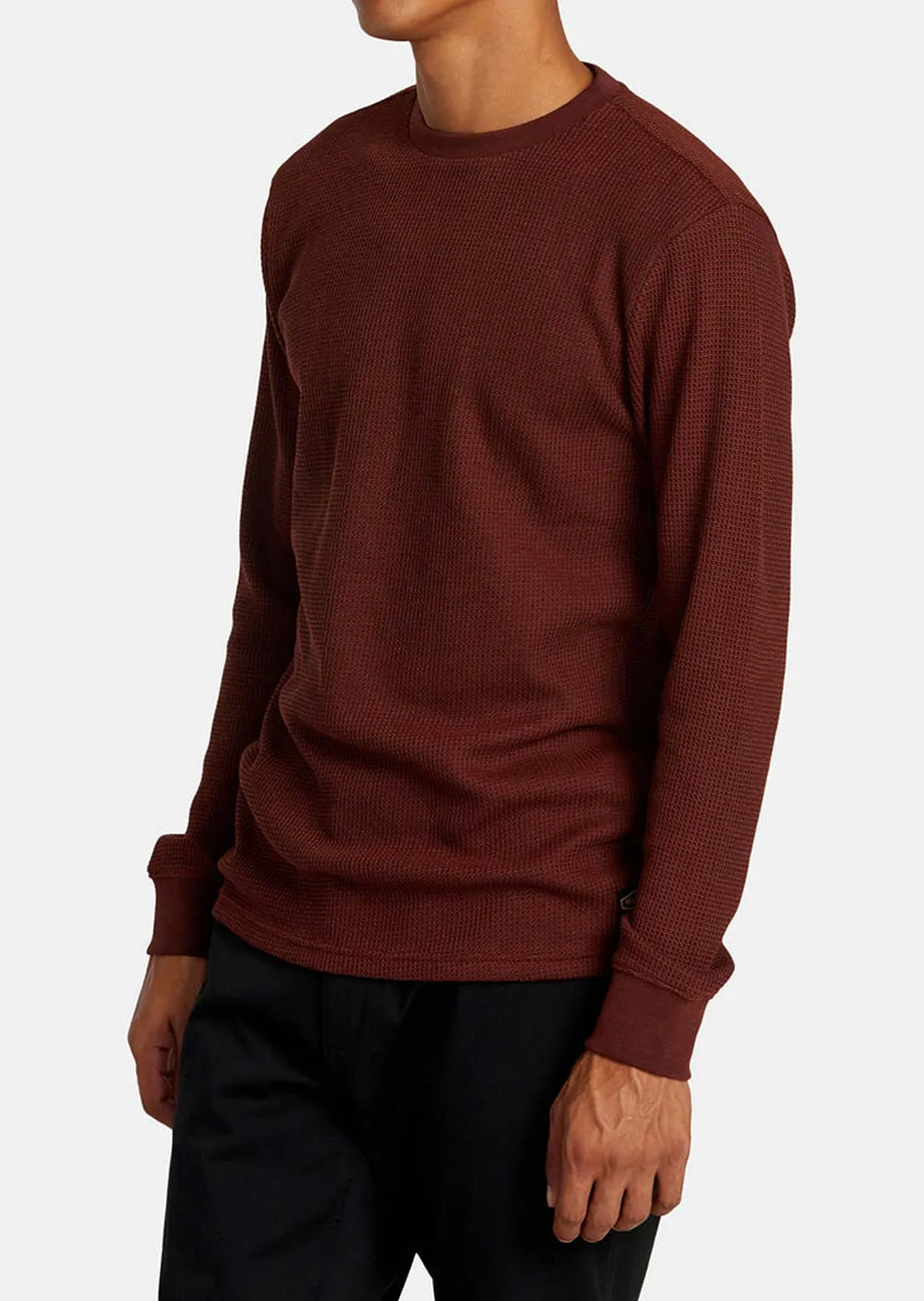 RVCA Men's Dayshift Thermal Ls Long Sleeve