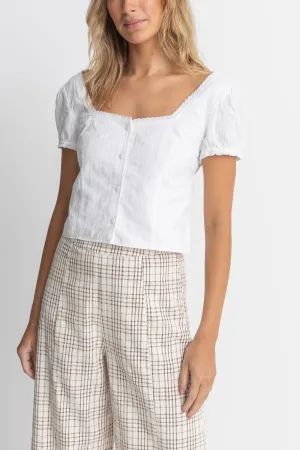 SADIE TOP - WHITE