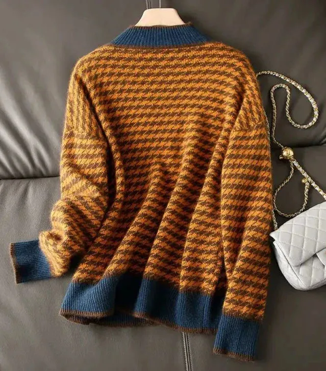 Salomi - Pull en laine de couleur unie