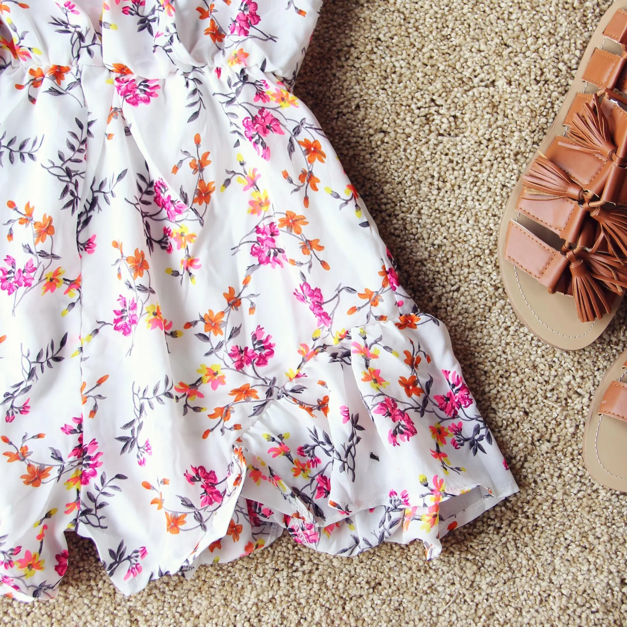 Sapphire Flower Romper