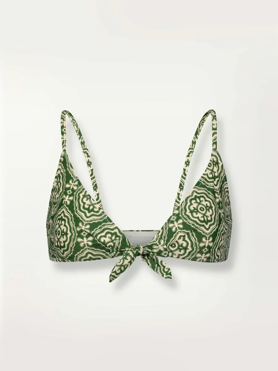 SARA | Tie Front Top