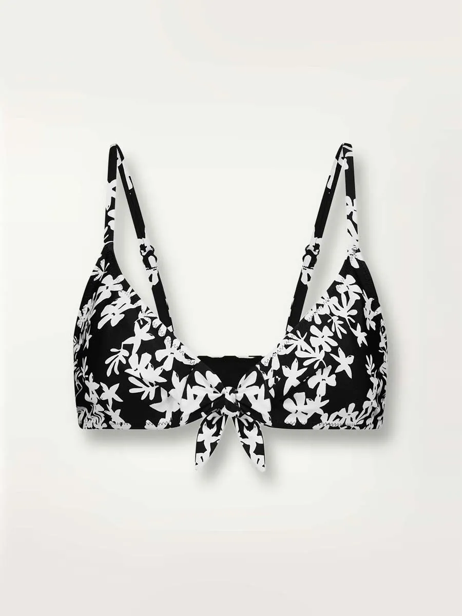 SARA | Tie Front Top