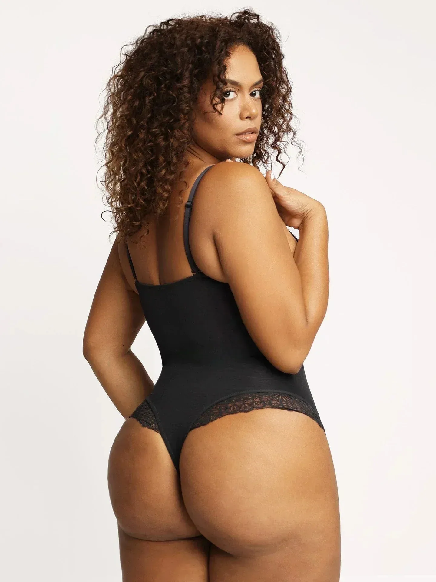 Sarah | Elegant Deep V-Neck Shapewear Bodysuit
