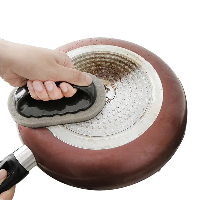 Scrubber Sponge For Build Up Removal on Kitchen Pots, Pans, Bath Fixtures, Cutting Boards Clean Tool